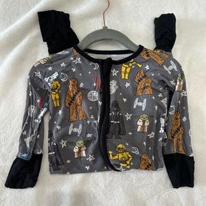 Little sleepies may the force be with you 3-6 mo